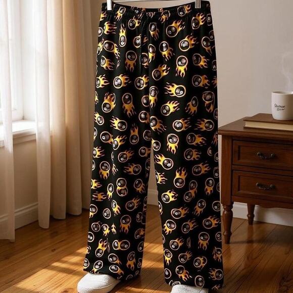 Flame 8-Ball Print Lounge Pants – Size XL (Unisex) - Picture 8 of 8